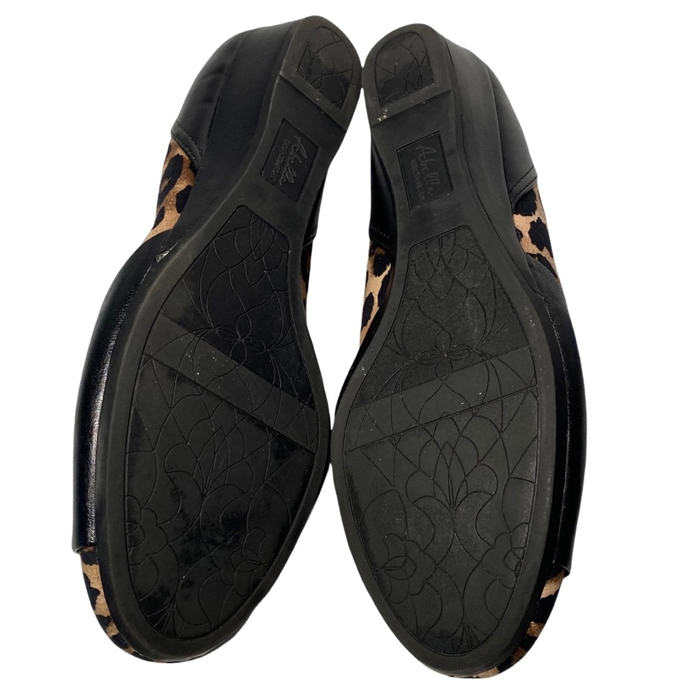 Abella Loafer 9.5 Sandal Flat FINA Cheetah Print w/ Buckle - Picture 9 of 10